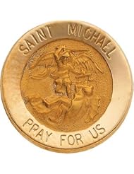 14K Gold St. Michael Lapel Pin