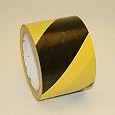 JVCC HZ-8 Hazard Warning Tape: 3 in. x 18 yds. (Black with Yellow stripes)