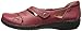Clarks Women's Evianna Peal Flat, Red, 7 M US