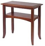 41PVjTprwtL. SL160  Pinecrest Antiqued Hall Table   Walnut Finish