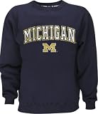 Men`s Michigan Wolverines Automatic Crewneck Fleece