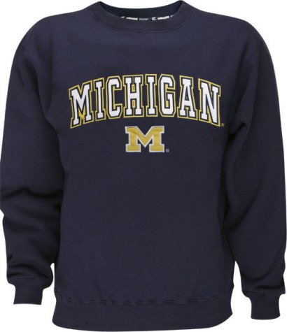 Buy Men`s Michigan Wolverines Automatic Crewneck Fleece