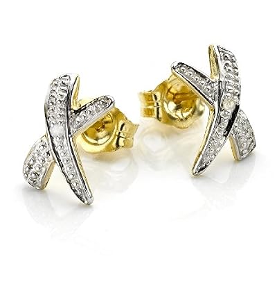 9CT Gold Kiss Earrings 9CT Gold Kiss Earrings