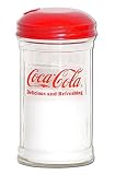 Tablecraft 12 Ounce Glass Coca Cola Sugar Shaker