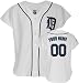 Detroit Tigers Women's -Personalized with Your Name- White Replica Jersey