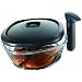 Vacuvin Instant Vacuum Marinater Container Plastic Clear Black 2.5 Litre 10 cm x 26.5 cm x 26.5 cm