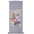 Handmade "Goddess" Scroll Wall Art Painting