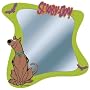 Scooby Doo self adhesive Wall Mirror