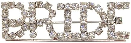 Bride Clear Rhinestone Pin