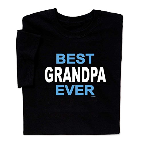 GuyGifter Grandpa Dad Father Gift Shirt Tshirt Best Grandpa Ever T-shirt