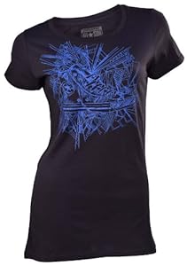 Converse Women's Chuck Taylor All Star Transparent T-Shirt-Black-XS