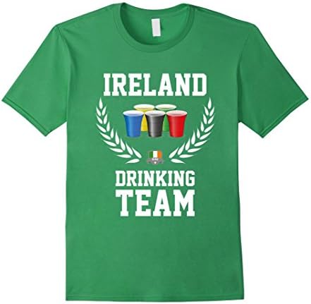 Men's Ireland Drinking Team T-Shirt - Sport Games 2016 - Unisex XL Grass