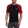 Speedo Men's Keepin' On Short Sleeve Rashguard Swim Tee
