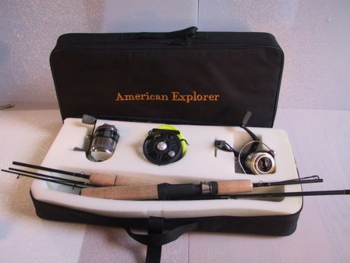 American Explorer Travel Fishing Kit - Fly, Spin and Spincast