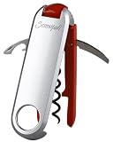 Screwpull Compact Corkscrew, Cherry Red