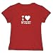 T-Shirt Woman Red  I Love Wushu  Sports