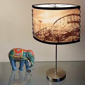Contemporary Photographic Art Lamp - "Coney Island"
