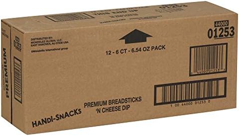Handi-Snacks Breadsticks and Cheese, 6.5 oz. box, 228 per case