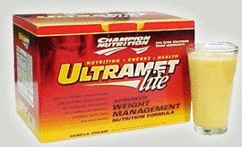 Buy Champion Nutrition Ultramet Lite 20pks, Vanilla( Eight Pack) by Champion Nutrition