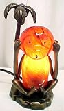 Tiffany Style Monkey Stained Glass Lamp 