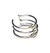 Triple Ring Sterling Silver Ear Cuff