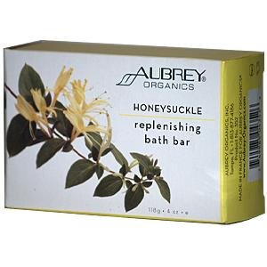 Aubrey Organics - Honeysuckle Rose Vegetal Soap Bath Soap, 3.6 oz bar soap