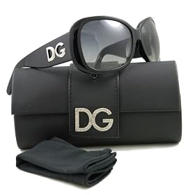 AUTHENTIC DOLCE&GABBANA SUNGLASSES DG 4033B BLACK 501 8G