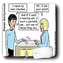 Londons Times Star Wars and Star Trek Cartoons - Spock At Audiologist - Mouse Pads