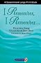 I Remember, I Remember: v. 1&2: Favourite Poems Collected By Joan Duce