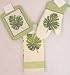 Just For Kitchen Green Leaf Dish Towel