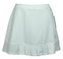mesh pleat skirt Women's white SIZE L