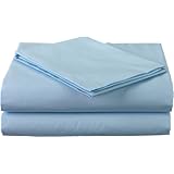 American Baby Company Percale 3 Piece Toddler Sheet Set, Blue