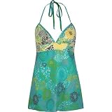 FULL TILT Mixed Dots Women Halter Top - Blue/Multi