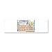 21 x 7 Wall Vinyl Sticker Periodic Table of Elements with Graphic Representations