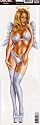 Airbrush Aufkleber "Angel Babe LG" Die-Cut Stickers