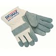 Memphis 1700-L Big Jake Heavy-Duty Side Split Leather Palm Work Glove with 2.75" Rubberized Safety Cuff, Size Large, Sold by the Dozen Pair