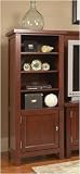 Hanover Media Tower- TV Stand & Back Sold Separate (Cherry) (60 H x 24 W x 18 D)