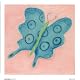Groovy Butterfly Art Poster Print by Dona Turner, 8x8