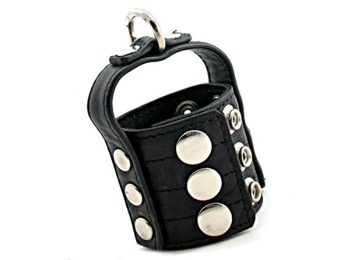 M2m Ball Divider, Leather With Weight Pull, 2-inch, Black