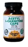 Acetyl-L-Carnitine 500mg w/B-6 120VC
