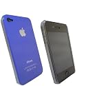 G5 Online Apple iPhone 4 Purple Hard Logo Back Case + Free Screen  Protector