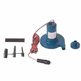 12 Volt Inflator Deflator Pump for Towable Tubes by 