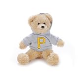 Pittsburgh Pirates Womens Zip Front Hoody Sweatshirt (Grey) - Small