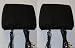 Electronics : 2 x Covers for Car Headrest Monitor Screen DVD CD Black