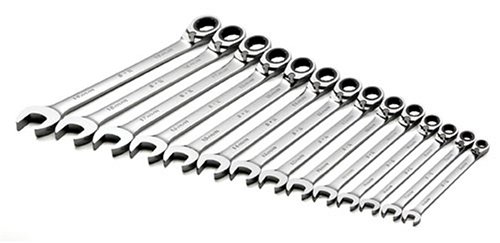 SK 89700 14 Piece 6-Millimeter to 19-Millimeter Reversible G-Pro Metric Ratcheting Wrench Set