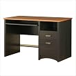 Gascony Desk in Spice Wood and Ebony Finish By South Shore Furniture