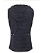 BOHENY Womens Quilted Fully Lined Lightweight Vest with Hoodie-XL-NAVY_HOODIE