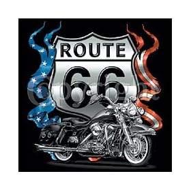 Route 66~motorcycle Womens Scoop Neck T-Shirt