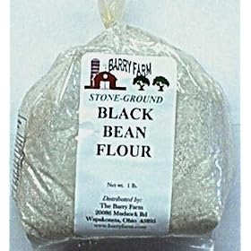 Black Bean Flour, 1 lb. by Barry Farm