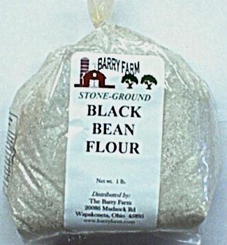 Black Bean Flour, 1 lb. by Barry Farm